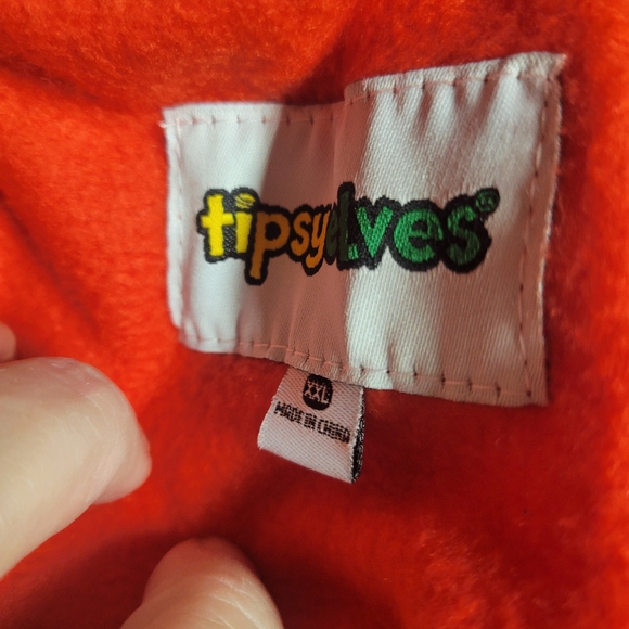 Tipsy Elves NWOT Santa Jumpsuit With Fur Christmas Mens Size‎ XXL - Picture 4 of 4